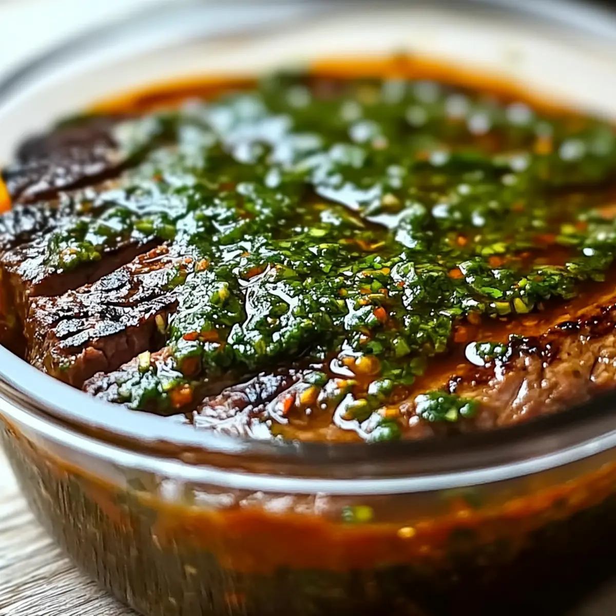 Rauchiger roter Chimichurri für geschmackvolle Gerichte