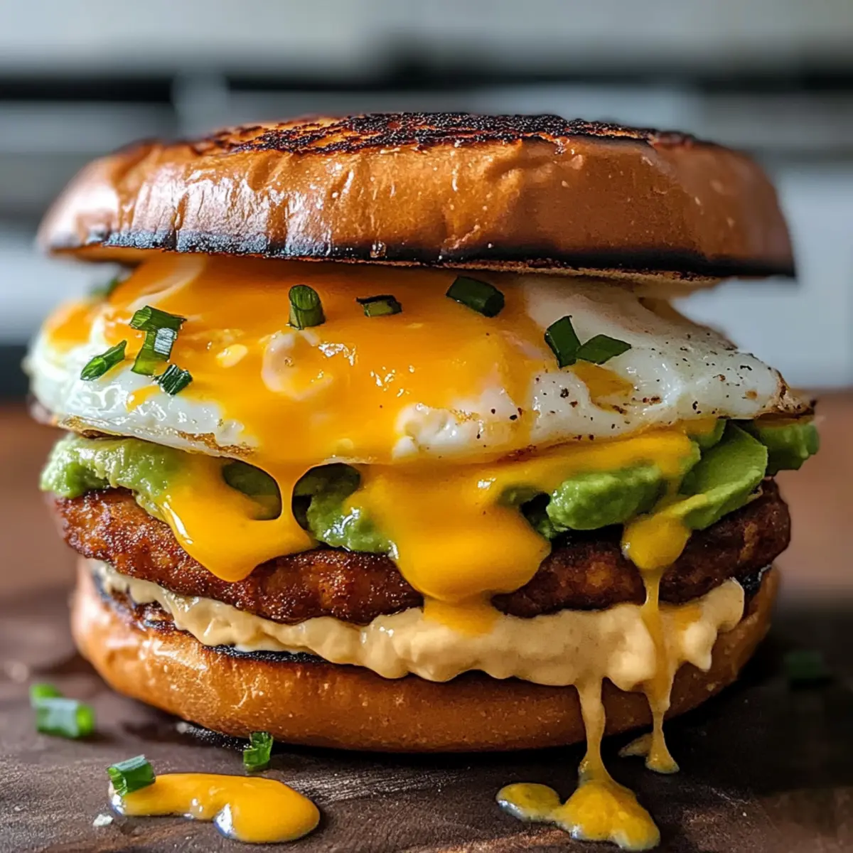 Würzige Chipotle-Ei-Frühstückssandwiches für Genuss