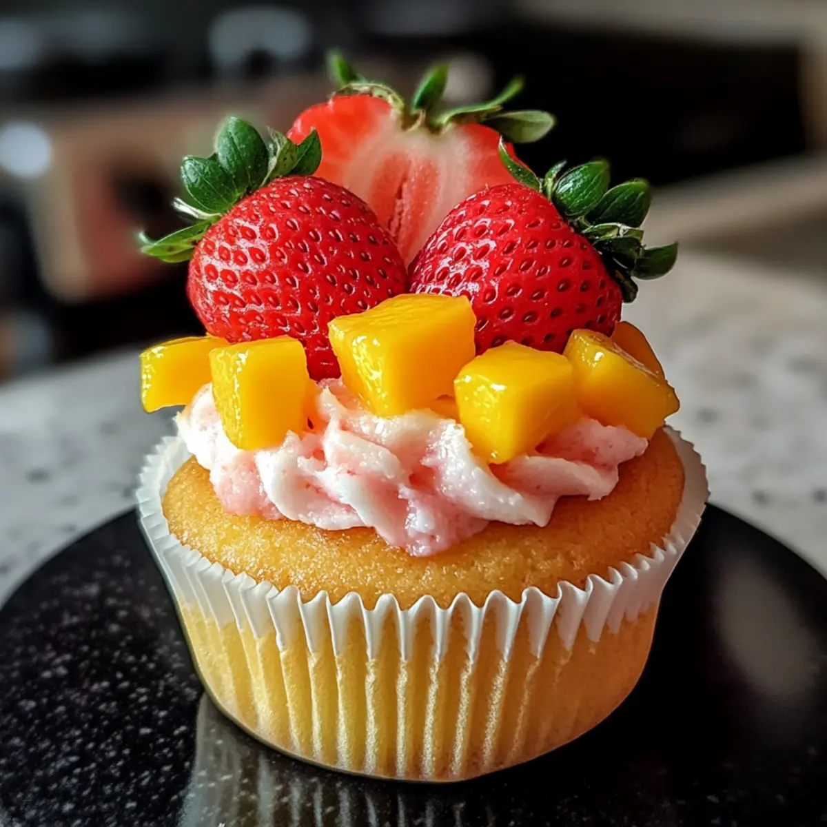 Erdbeer-Mango-Muffins für deinen Sommertag