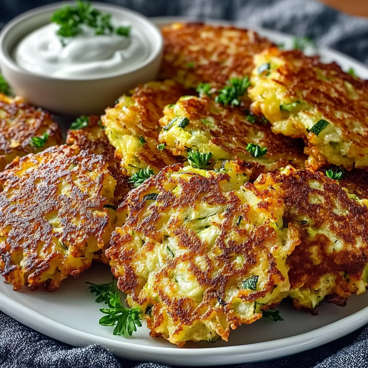 Zucchinipuffer aus dem Ofen: Schnell und Gesund