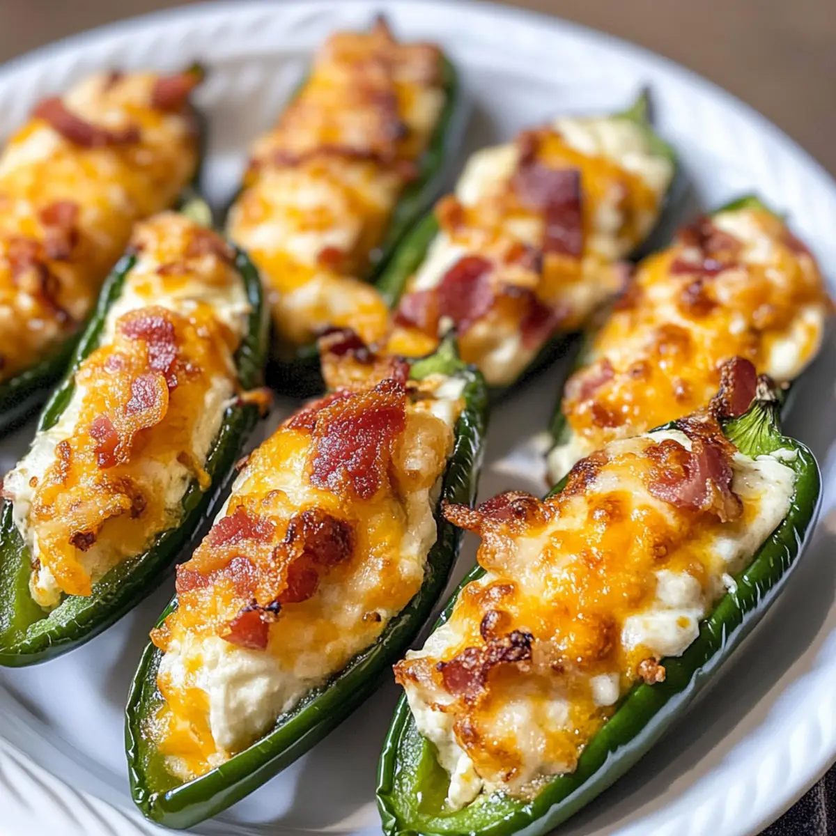 Luftfritteuse Jalapeño Poppers für perfekten Crunch
