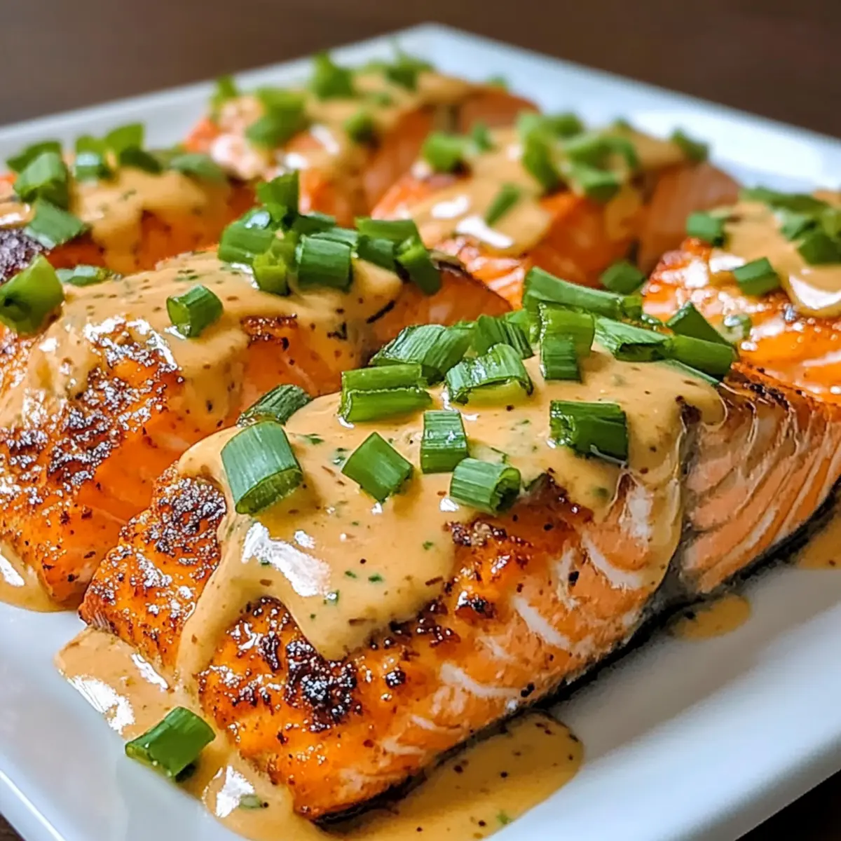 Bang Bang Lachs mit cremiger Sauce schnell zubereitet