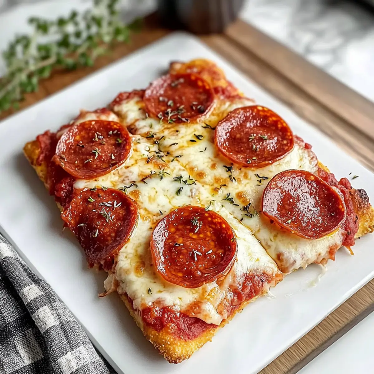 Klassischer Air Fryer Hüttenkäse Pizzaboden leicht gemacht