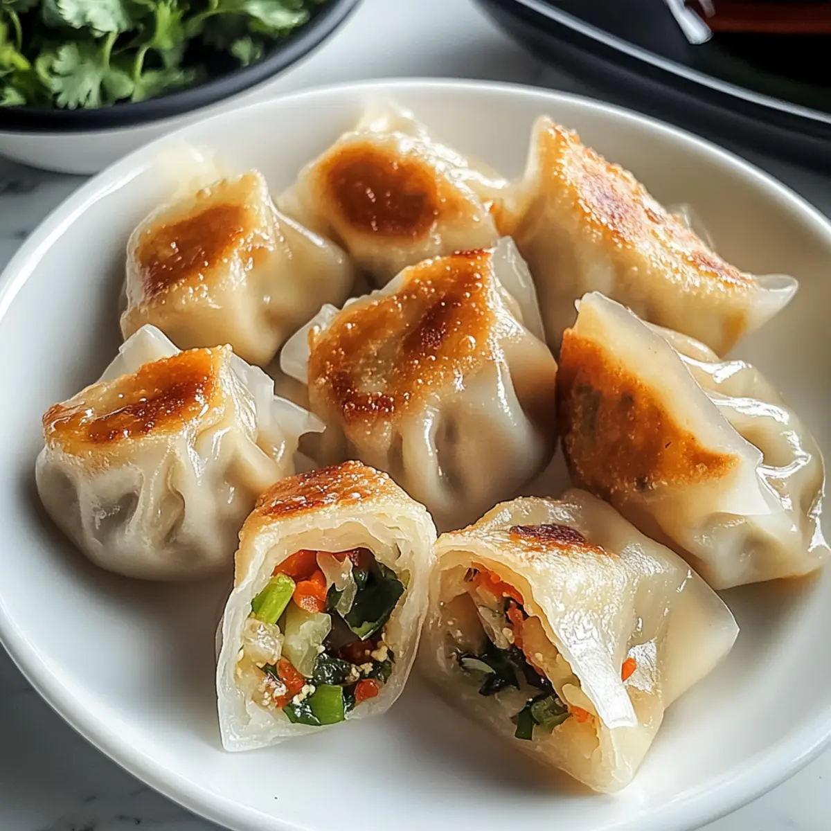 Knusprige Reispapierdumplings ganz einfach selbst machen