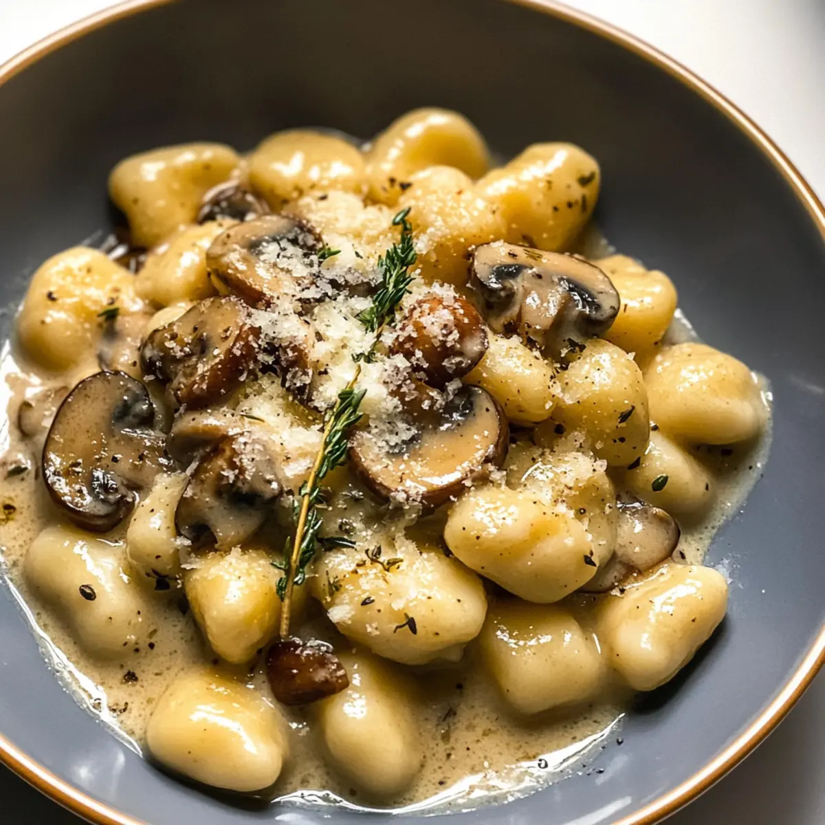 Gnocchi mit cremiger Pilzsauce für jeden Abend