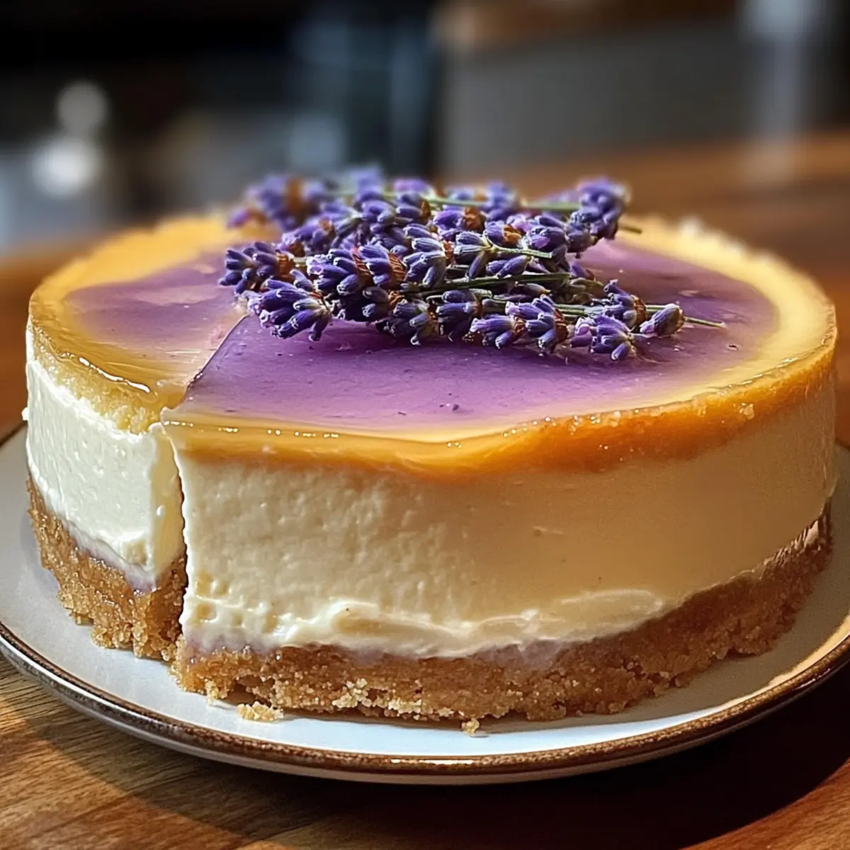 Lavendel-Käsekuchen für den perfekten Genuss