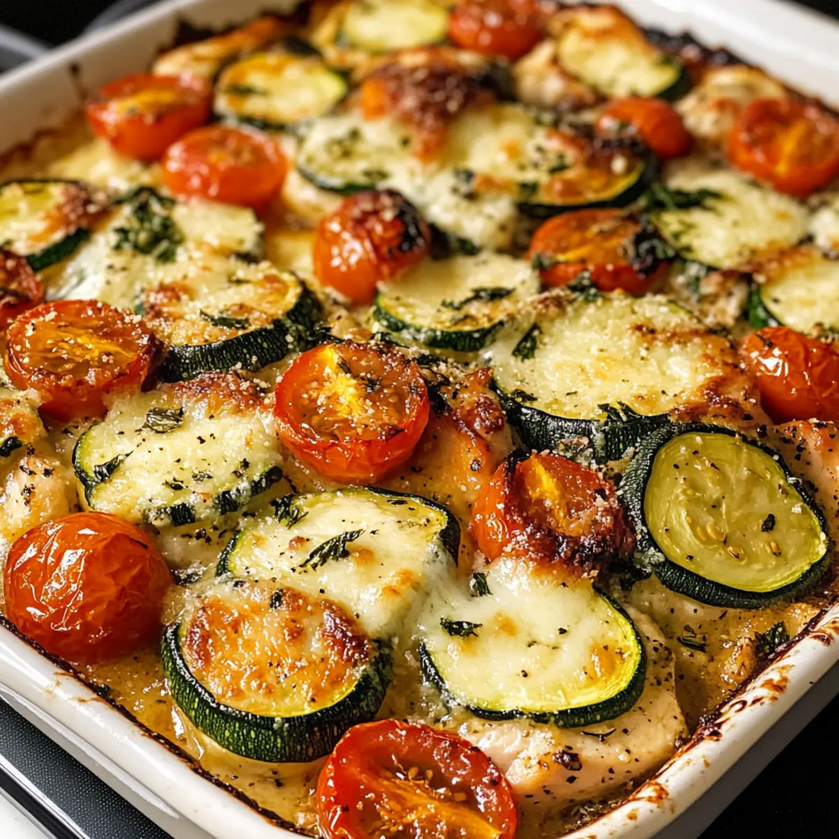 Mittelmeerküchen Zucchini Auflauf für echte Genießer