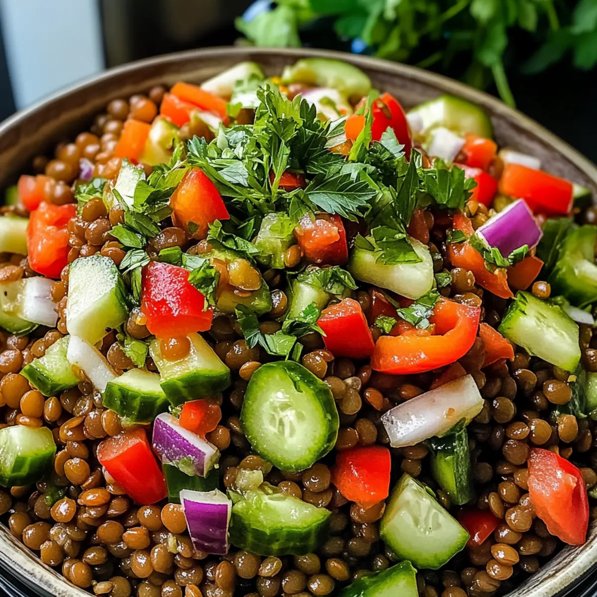 Mittelmeerlinsensalat: Gesund und Köstlich genießen