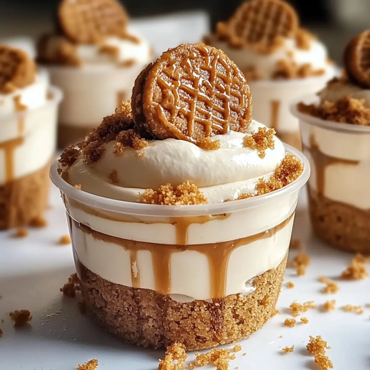 No-Bake Biscoff-Käsekuchenförmchen für jeden Anlass