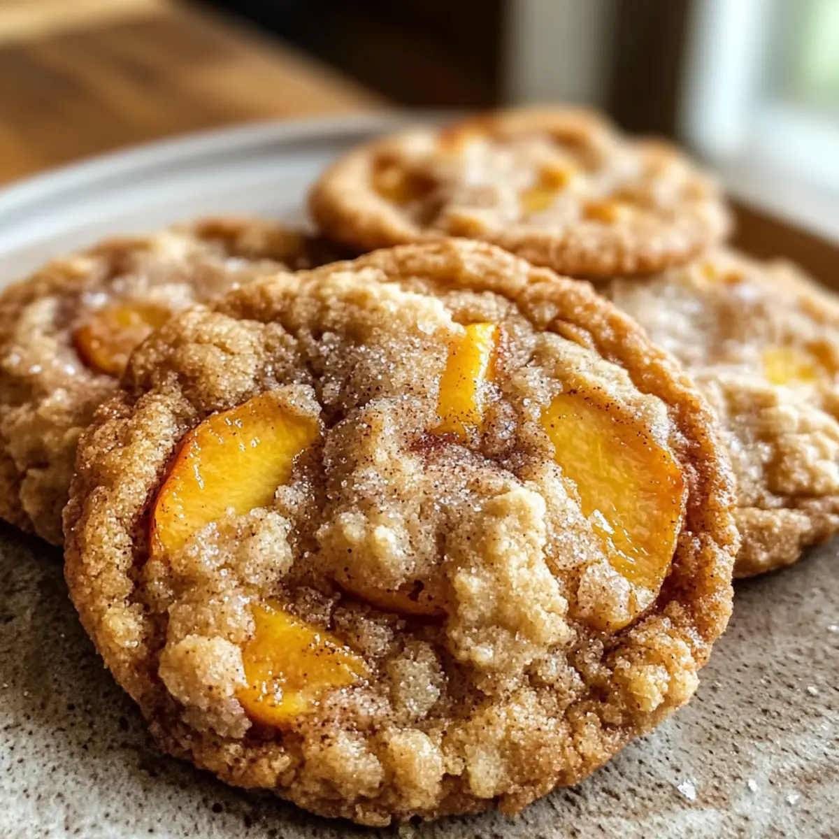Pfirsich-Cobbler-Kekse für den perfekten Sommergenuss