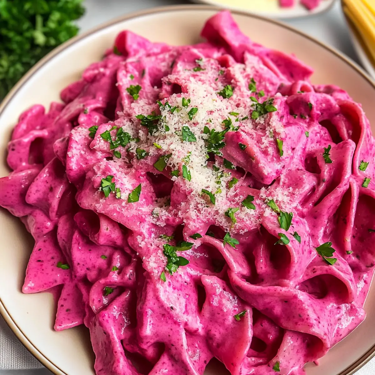 Schnelle & Einfache Cremige Rote-Bete-Pasta genießen