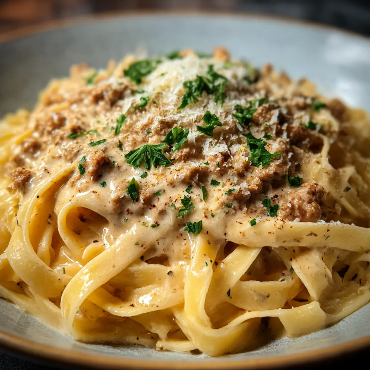 Weiße Bolognese-Sauce für den perfekten Pastaabend