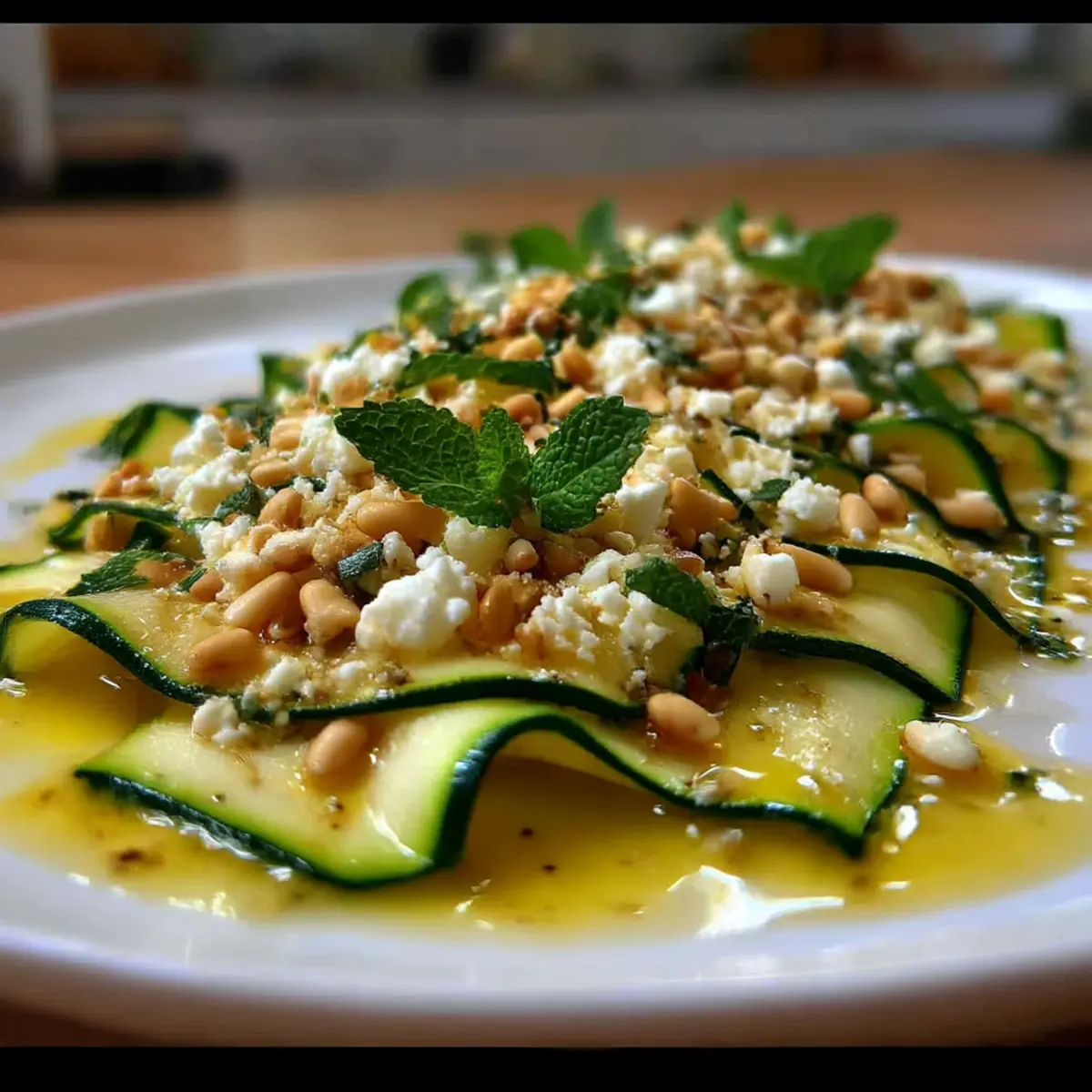 Zucchini-Carpaccio: Frisch, lecker und schnell zubereitet